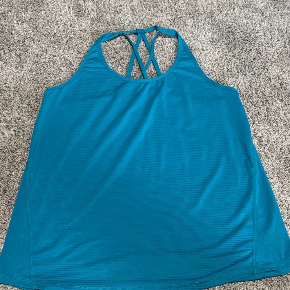 Teal Sleeveless Women's Top